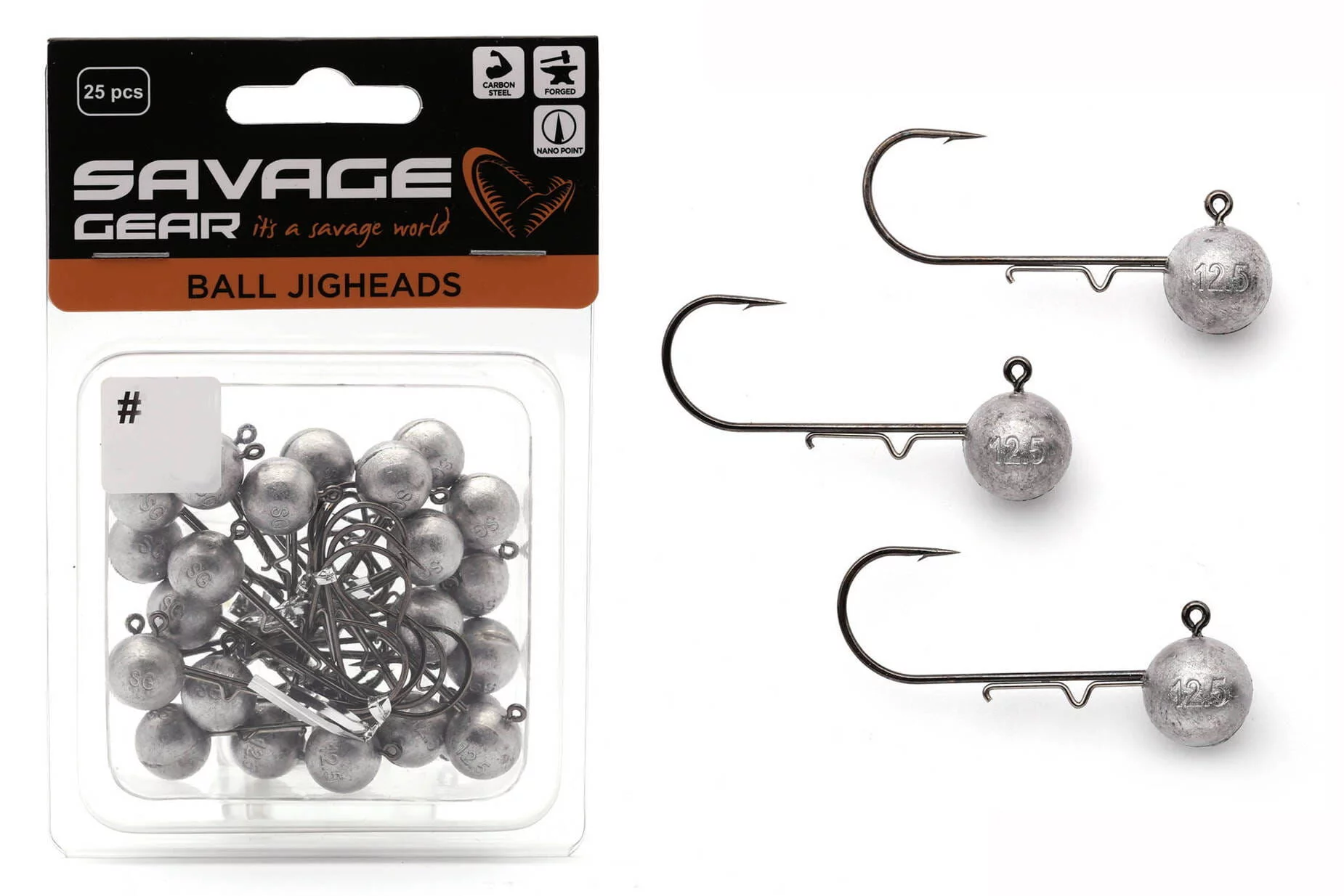Savage Gear Ball Jighead 3/0-3g 25 pcs