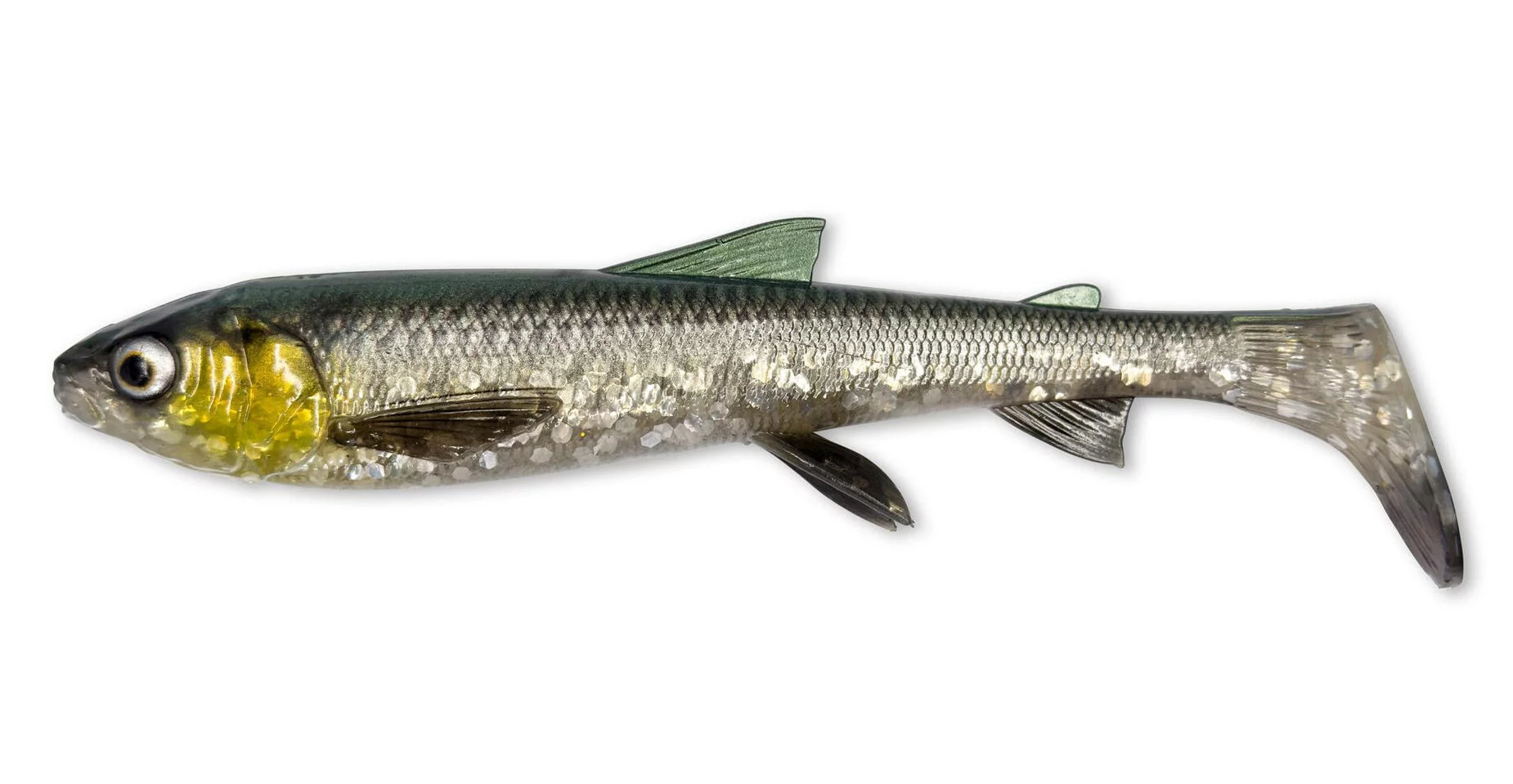 Savage Gear 3D Whitefish Shad 27 cm Green Silver 1pc