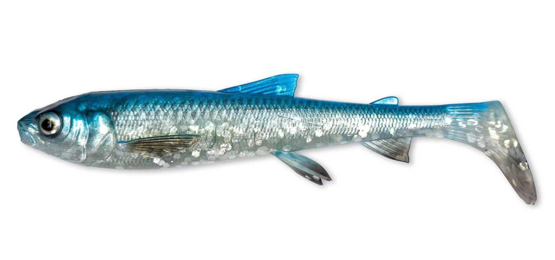 Savage Gear 3D Whitefish Shad 23 cm Blue Silver 1pc