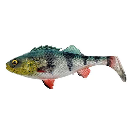 Savage Gear 4D Perch Shad 17,5 cm Green Silver 1pc