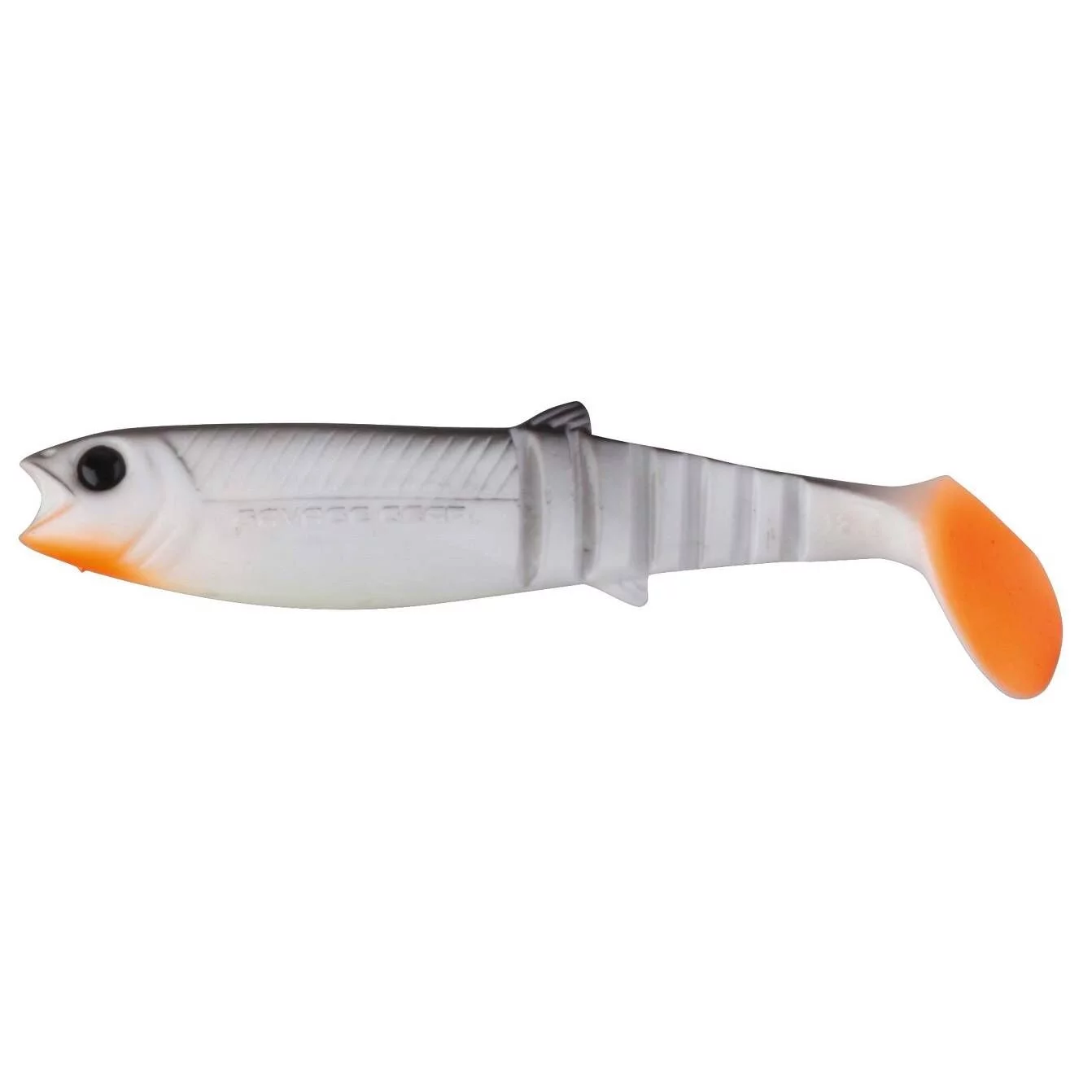 Savage Gear Cannibal Shad 17,5 cm White/Black 2pcs