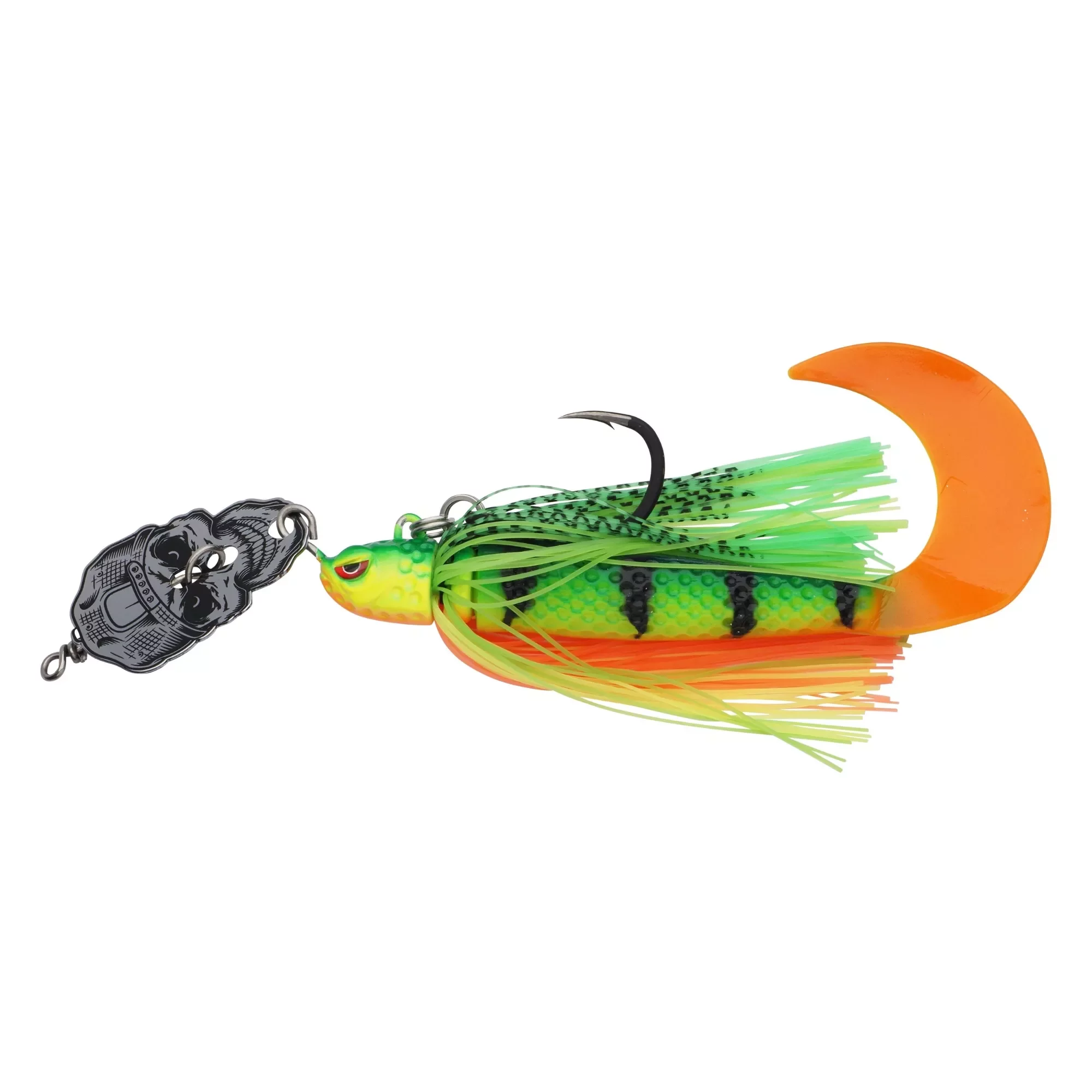 Madcat Skull Blade Jig XL 75g S7/0 Firetiger UV
