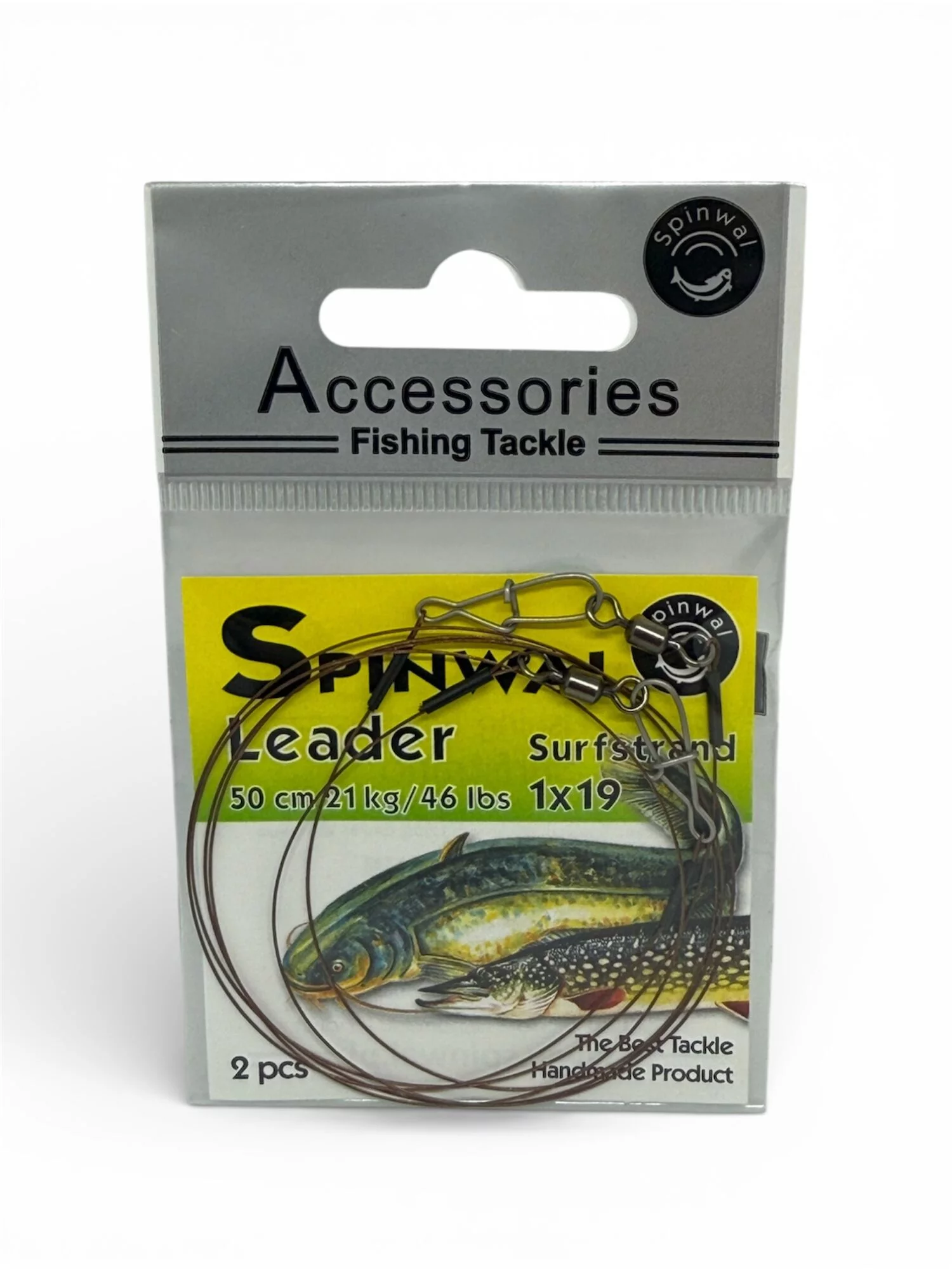 Spinwal Przypon S 50cm 21kg 2pcs