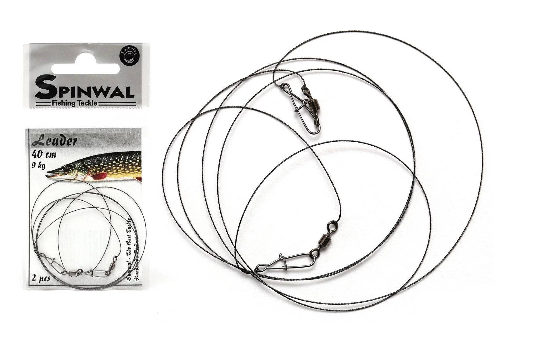 Spinwal Przypon 40cm 9kg 2pcs
