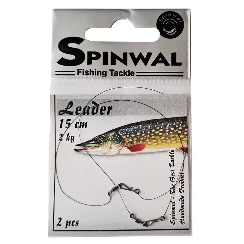 Spinwal Przypon 15cm 2kg do paprocha 2pcs