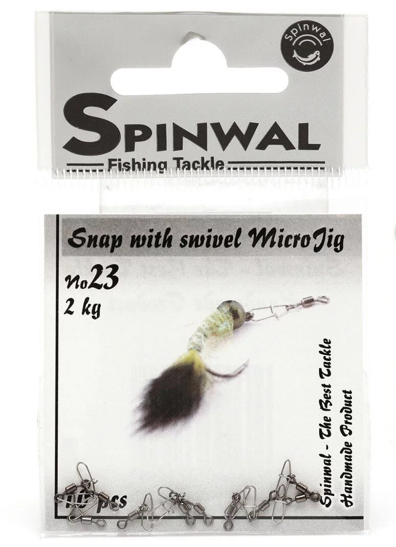 Spinwal Agrafka 23 z krętlikiem 2kg 10pcs