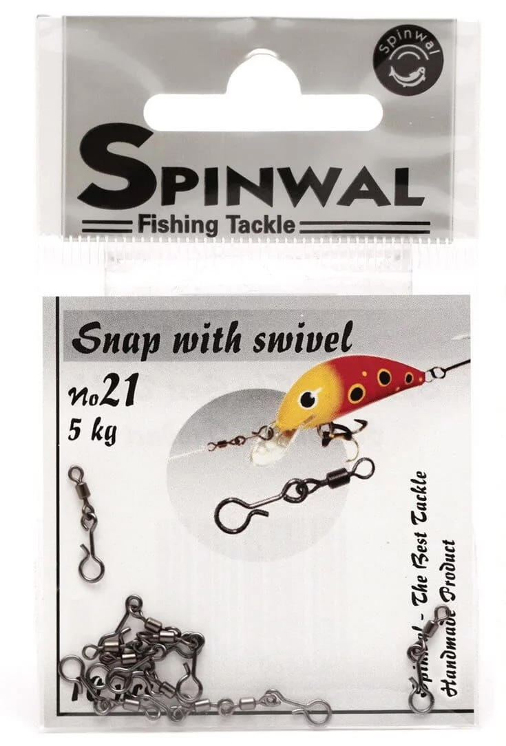 Spinwal Agrafka 21 z krętlikiem 5kg 10pcs