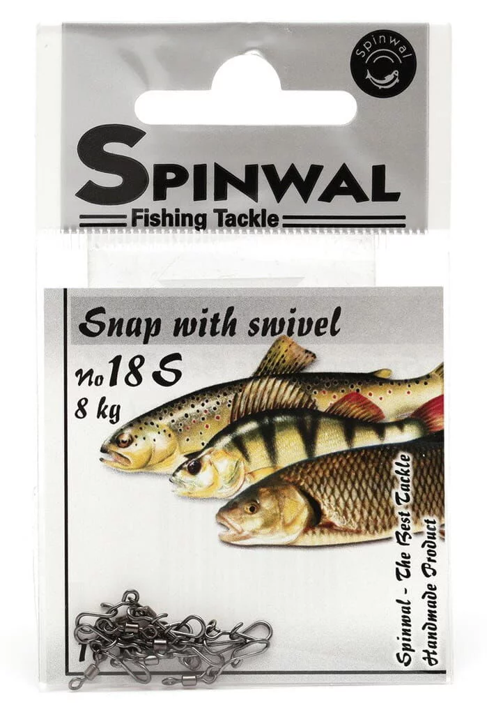 Spinwal Agrafka 18S z krętlikiem 8kg 10 pcs