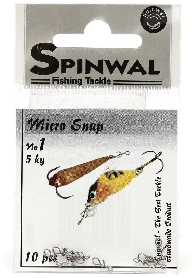 Spinwal Agrafka Micro snap 1 - 5kg 10pcs