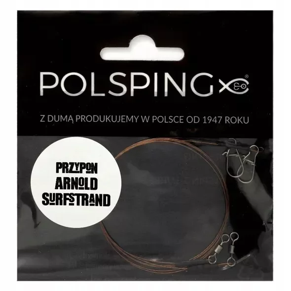 Polsping Przypon Arnold Surfstrand 1x19 20cm 3kg CAMO 2pcs