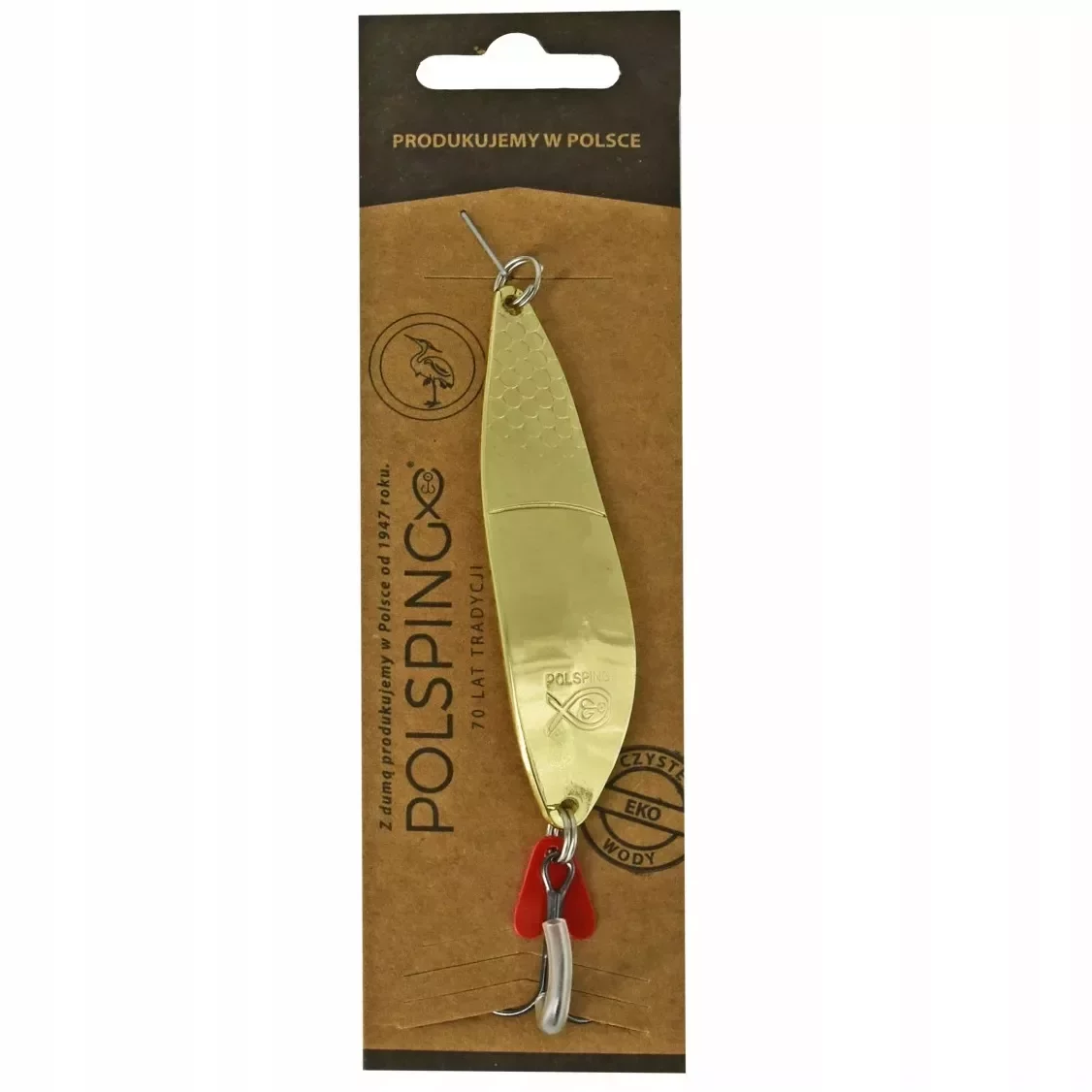 Polsping Błystka WYDRA U mosiądz 23g