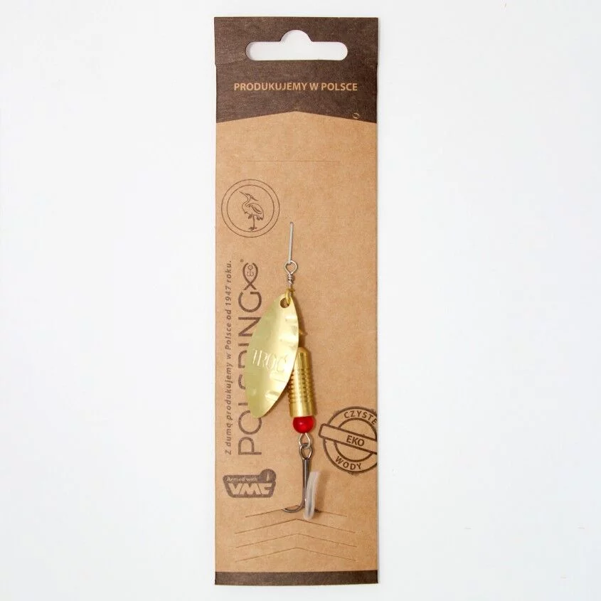 Polsping Błystka TROĆ U mosiądz 9g