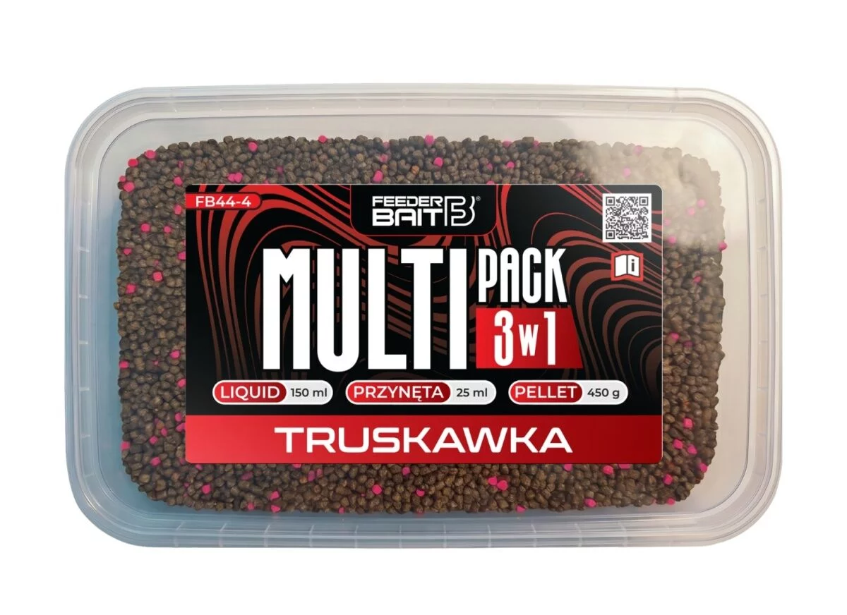 Feeder Bait Multipack 3w1 Truskawka