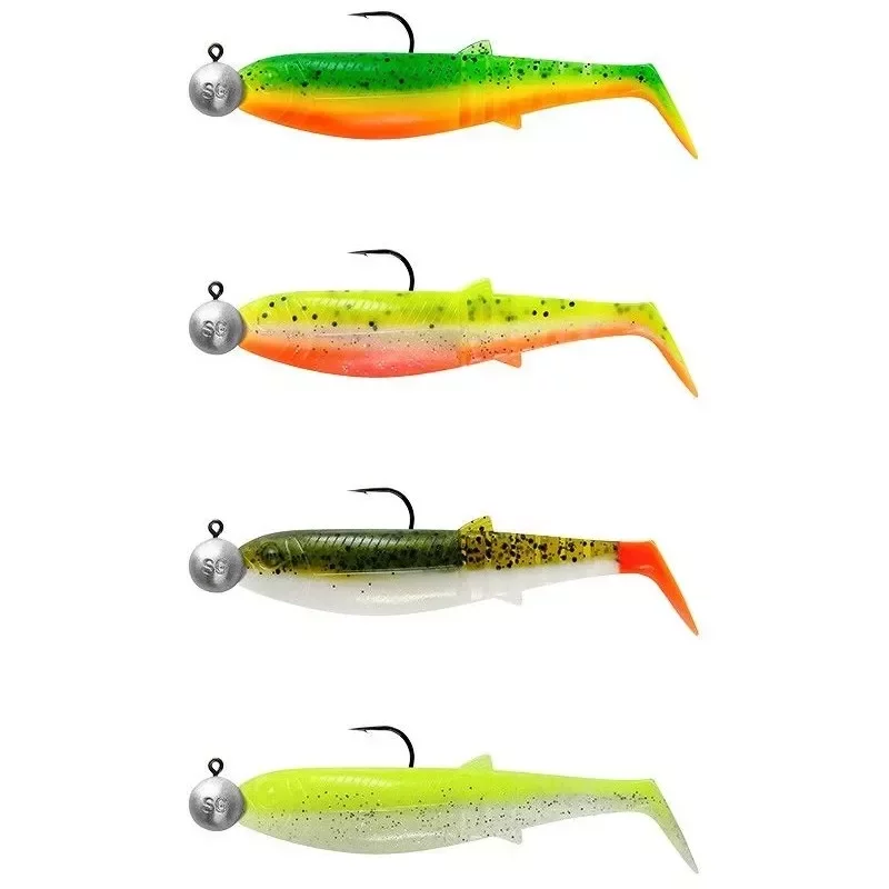 Savage Gear Cannibal Shad 10 cm MIX Dark Water 4pcs