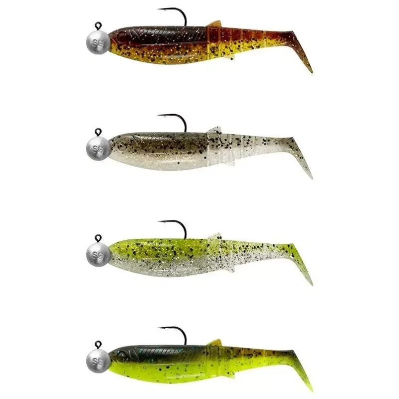 Savage Gear Cannibal Shad 8 cm MIX Clear Water 4pcs