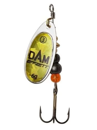 Dam Effzett Fluo Spinner 6-20 g Gold Prisma